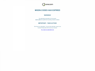 moein.codes snapshot