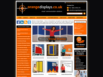orangedisplays.co.uk snapshot