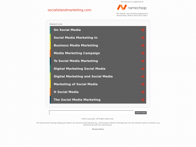 socialislandmarketing.com snapshot