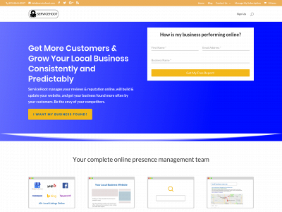 servicehoot.com snapshot
