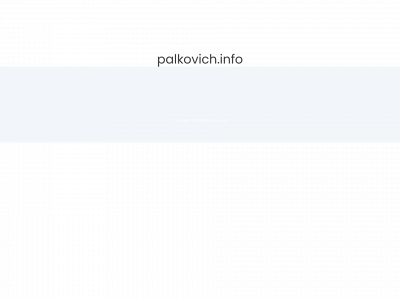 palkovich.info snapshot