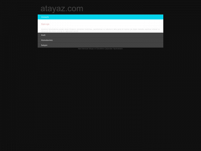 atayaz.com snapshot