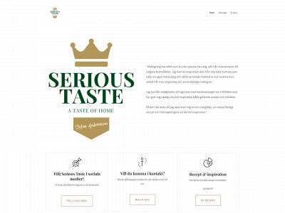 serioustaste.se snapshot