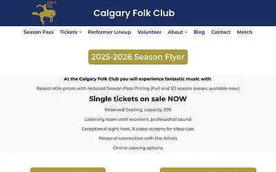 calgaryfolkclub.com snapshot