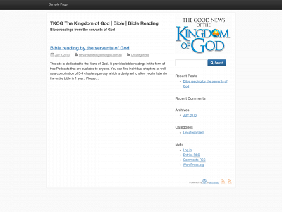 thekingdomofgod.com.au snapshot