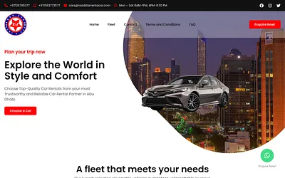 roadstarrentacar.com snapshot