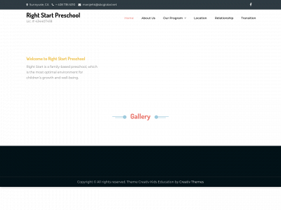 rightstartpreschoolca.com snapshot