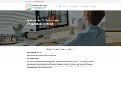 phoenixtrainingconsultinggrouponline.com snapshot