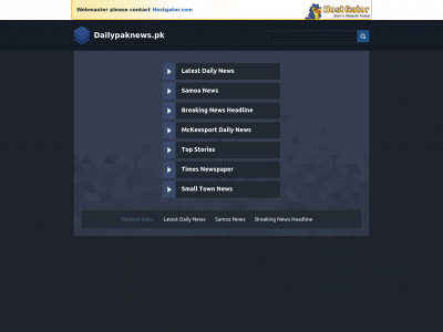 dailypaknews.pk snapshot