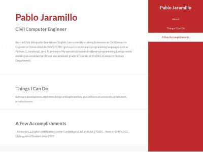pjaramillo.cl snapshot