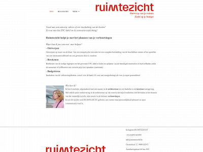 ruimtezicht.be snapshot