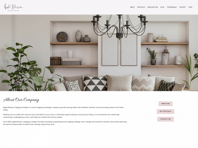 appleblossomstaginganddesign.com snapshot