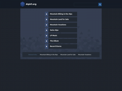 alphf.org snapshot