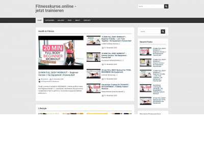 fitnesskurse.online snapshot