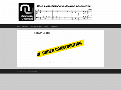 podiumvocaal.nl snapshot