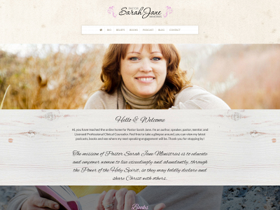 pastorsarahjane.com snapshot