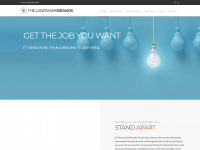 thelandmarkbrands.com snapshot
