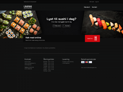 umamisushi.dk snapshot
