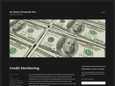 athomefinancialpro.com snapshot