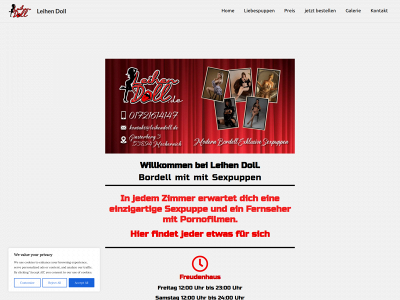 leihendoll.de snapshot