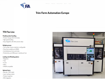 tfaeurope.com snapshot
