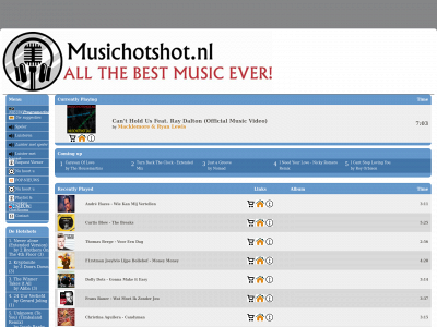 www.musichotshot.nl snapshot
