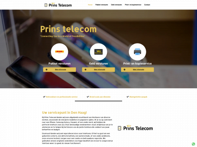prinstelecom.nl snapshot