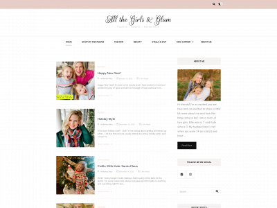 allthegirlsandglam.com snapshot