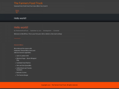 thefarmersfoodtruck.com snapshot