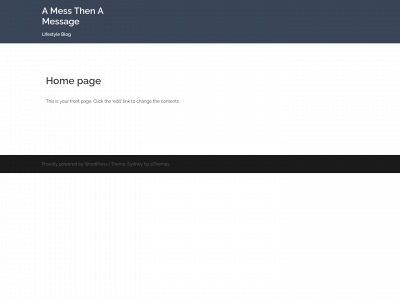 amessthenamessage.com snapshot