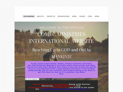 comecministriesinternational.weebly.com snapshot