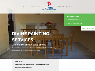 divinepaintingservices.com snapshot
