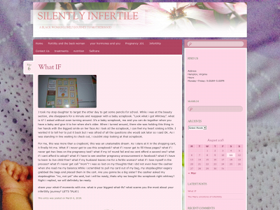 silentlyinfertile.org snapshot