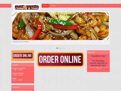 sunshinechinesethai.com snapshot
