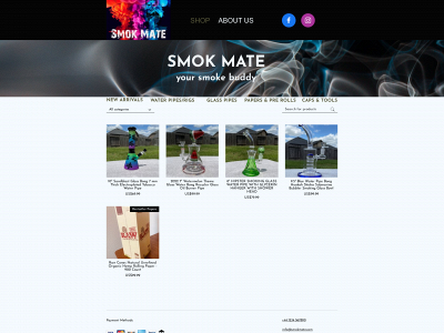 smokmate.com snapshot