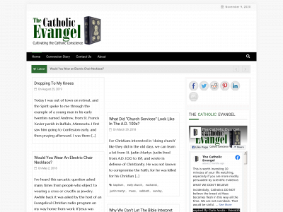 catholicevangel.com snapshot