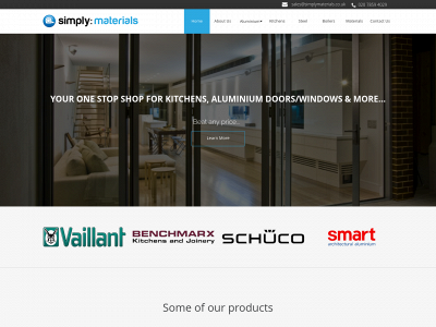 simplymaterials.co.uk snapshot