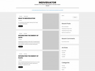 individuator.com snapshot