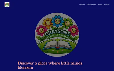 www.graysonslearninggarden.com snapshot
