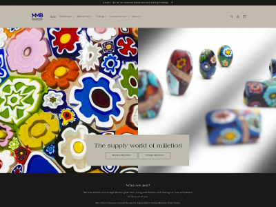 muranomillefioribeads.com snapshot