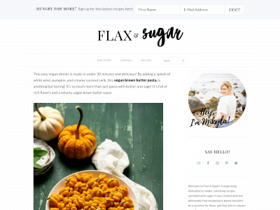 flaxandsugar.com snapshot