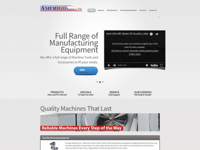 amerigomachinery.com snapshot