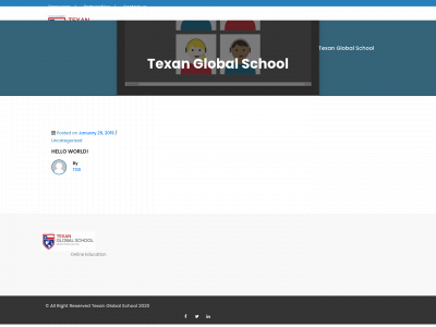 texanglobalschool.com snapshot