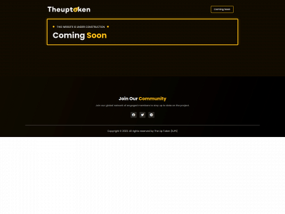 theuptoken.com snapshot