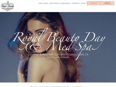 royalbeautydayspa.com snapshot
