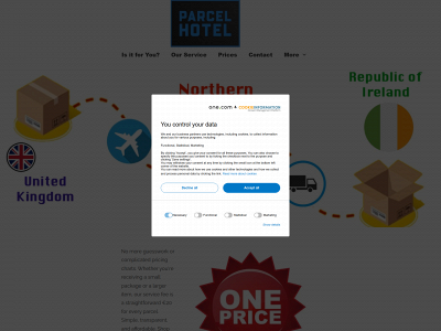 parcelhotel.co.uk snapshot