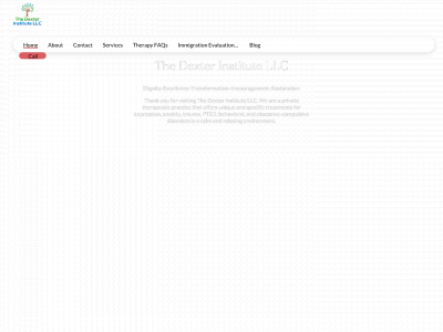 thedexterinstitute.com snapshot