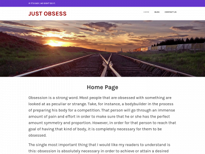 justobsess.com snapshot