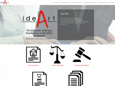 ideart.lt snapshot
