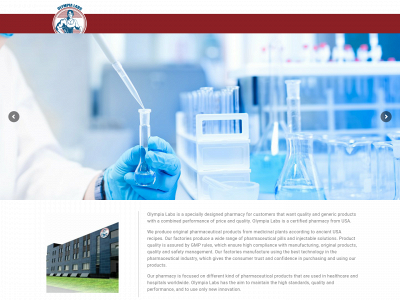 olympia-labs.com snapshot